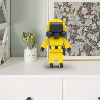 MOC The Backrooms Explorer building blocks kit with compatible bricks