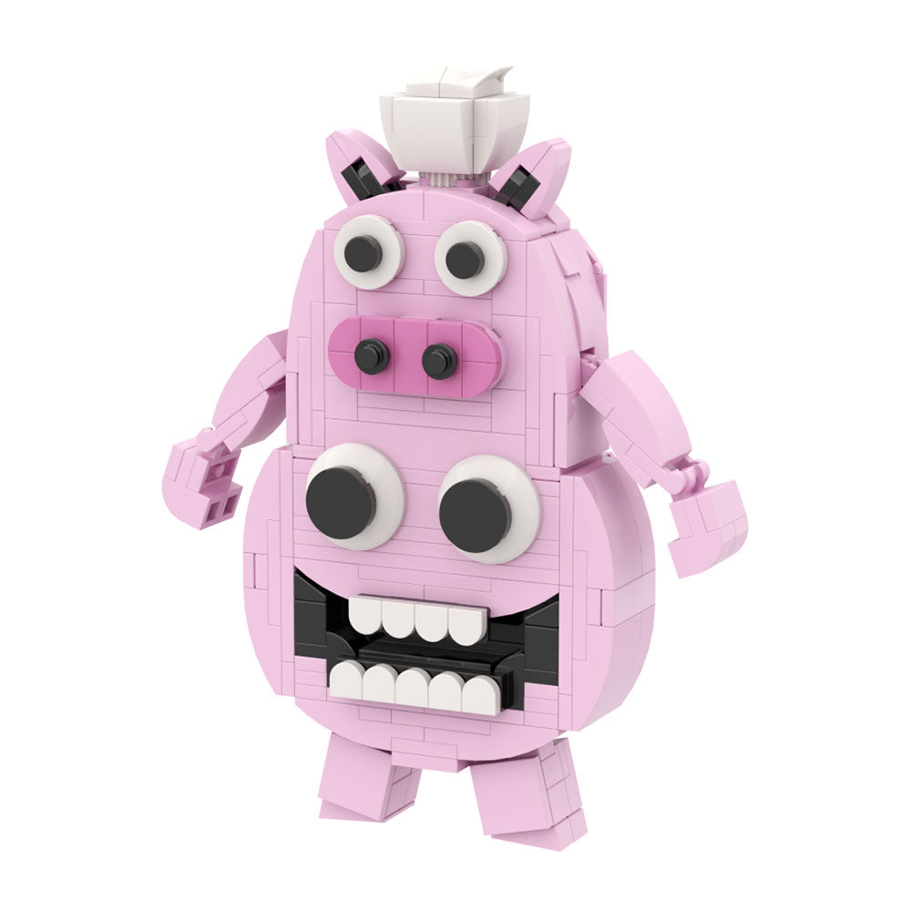 MOC Garten of Banban 3 Chef Pigster building blocks kit with compatible bricks