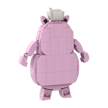 MOC Garten of Banban 3 Chef Pigster building blocks kit with compatible bricks