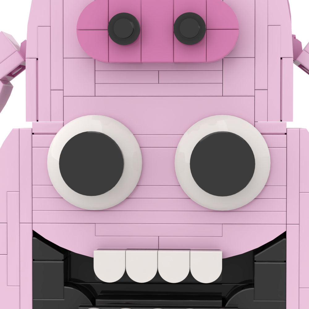 MOC Garten of Banban 3 Chef Pigster building blocks kit with compatible bricks