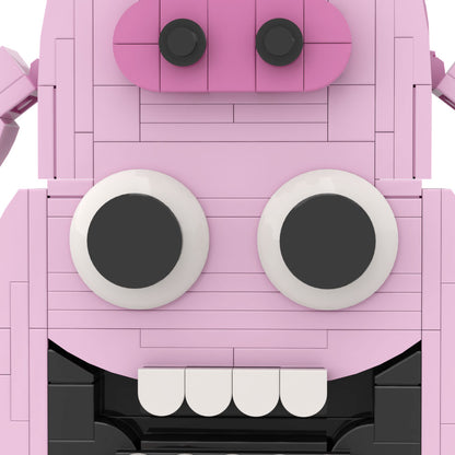 MOC Garten of Banban 3 Chef Pigster building blocks kit with compatible bricks