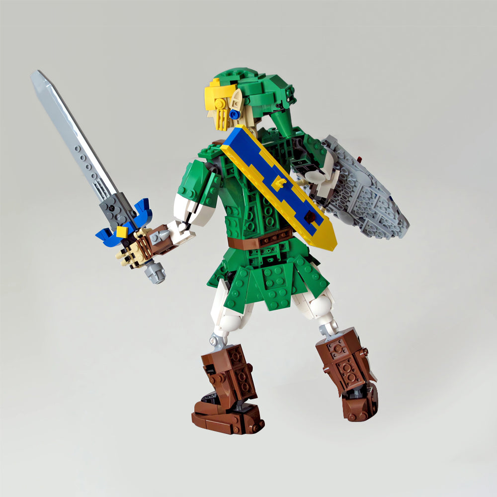 MOC-90299 Zelda Hero of Time Link building blocks kit with compatible bricks