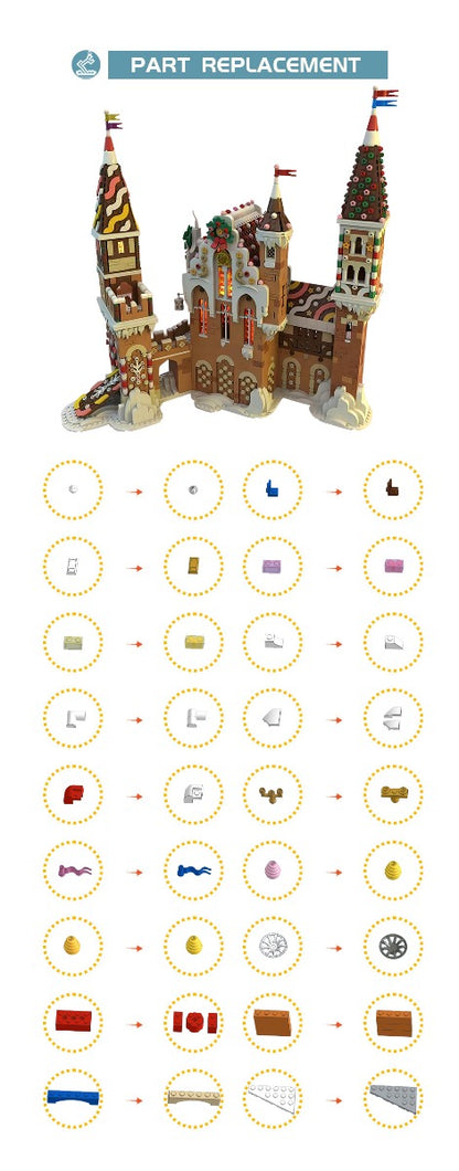 MOC-130576 Gingerbread Castle