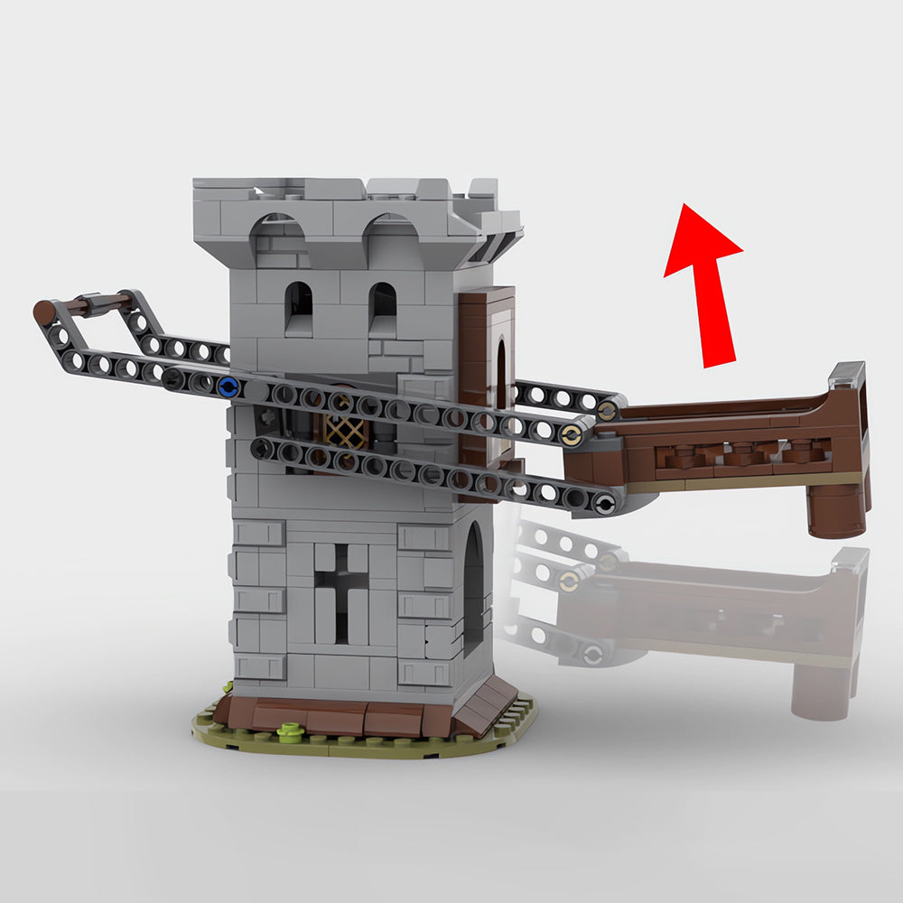 MOC-116535 Mechanical Dice Roller building blocks kit with compatible bricks