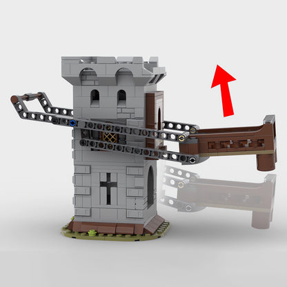 MOC-116535 Mechanical Dice Roller building blocks kit with compatible bricks