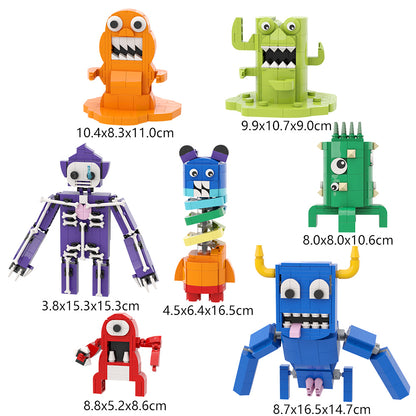 Garten of Banban 3 set building blocks kit with compatible bricks