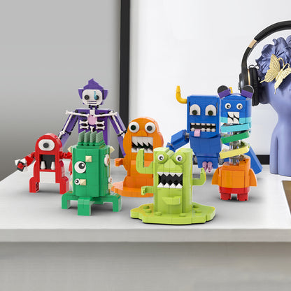 Garten of Banban 3 set building blocks kit with compatible bricks