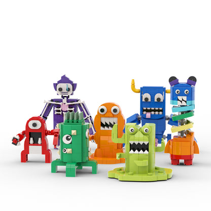 Garten of Banban 3 set building blocks kit with compatible bricks