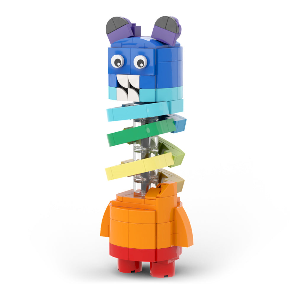 Garten of Banban 3 Slinky Bear building blocks kit with compatible bricks