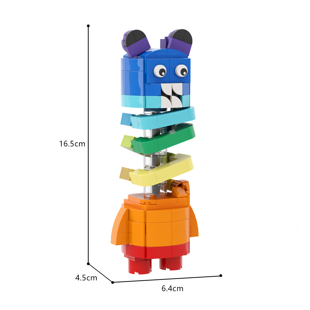 Garten of Banban 3 Slinky Bear building blocks kit with compatible bricks