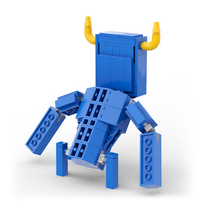 Garten of Banban 3 Snappy Cow building blocks kit with compatible bricks