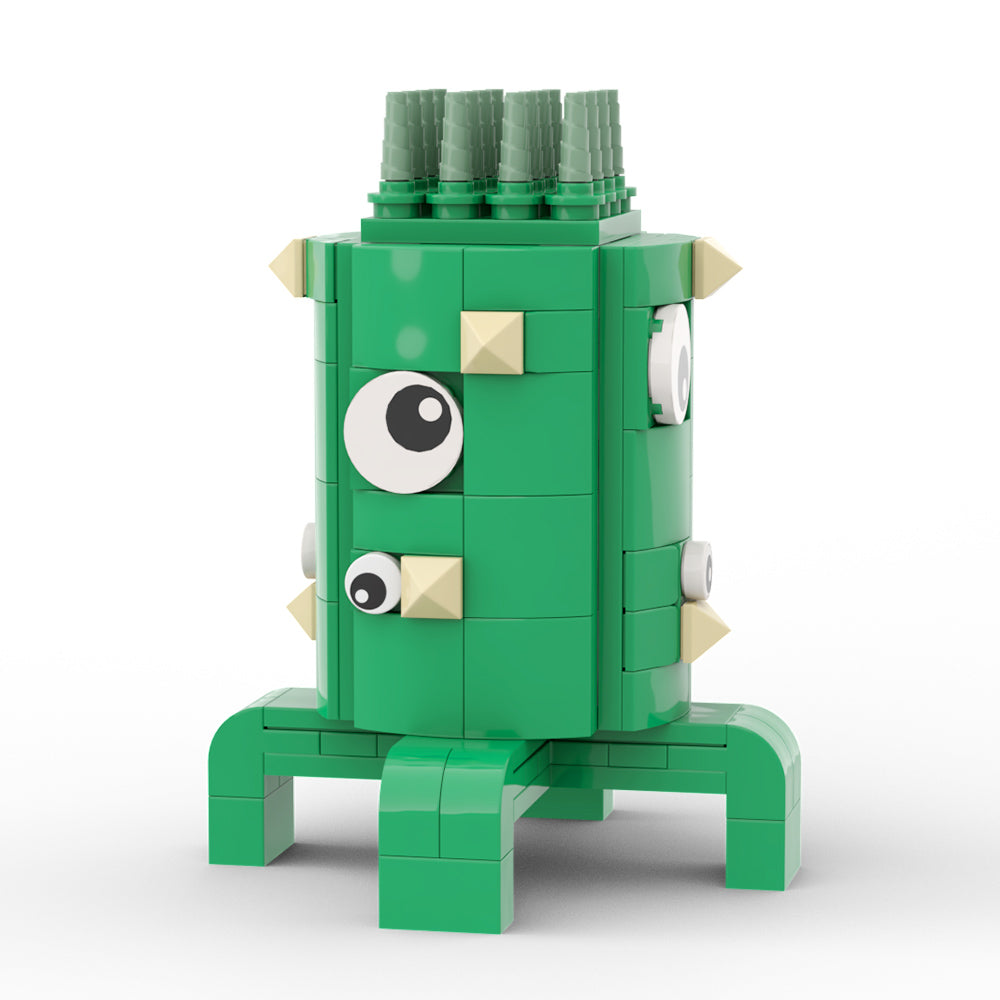 Garten of Banban 3 Nasty Nack building blocks kit with compatible bricks