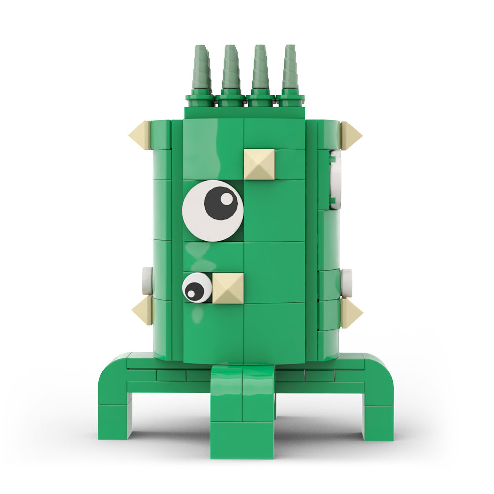 Garten of Banban 3 Nasty Nack building blocks kit with compatible bricks