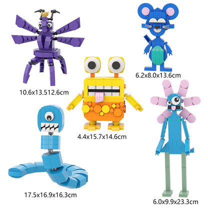 MOC Garten of Banban 3 set building blocks kit with compatible bricks