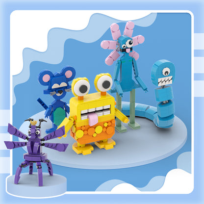 MOC Garten of Banban 3 set building blocks kit with compatible bricks