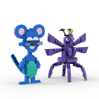 MOC Garten of Banban 3 set building blocks kit with compatible bricks