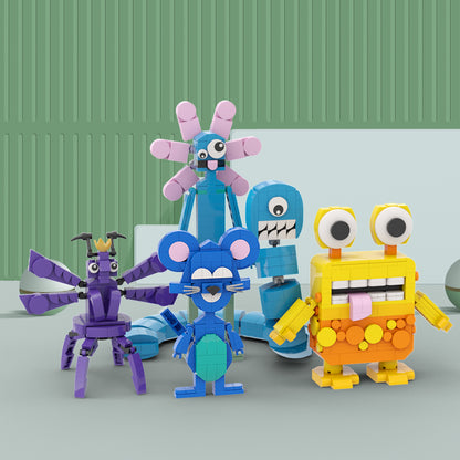 MOC Garten of Banban 3 set building blocks kit with compatible bricks