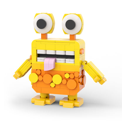 Garten of Banban 3 Yellow Mars building blocks kit with compatible bricks