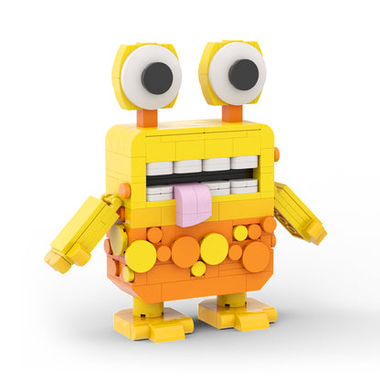 Garten of Banban 3 Yellow Mars building blocks kit with compatible bricks