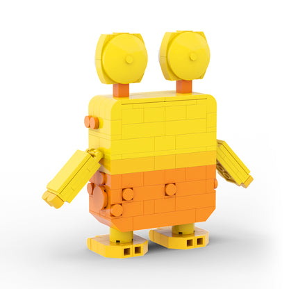 Garten of Banban 3 Yellow Mars building blocks kit with compatible bricks