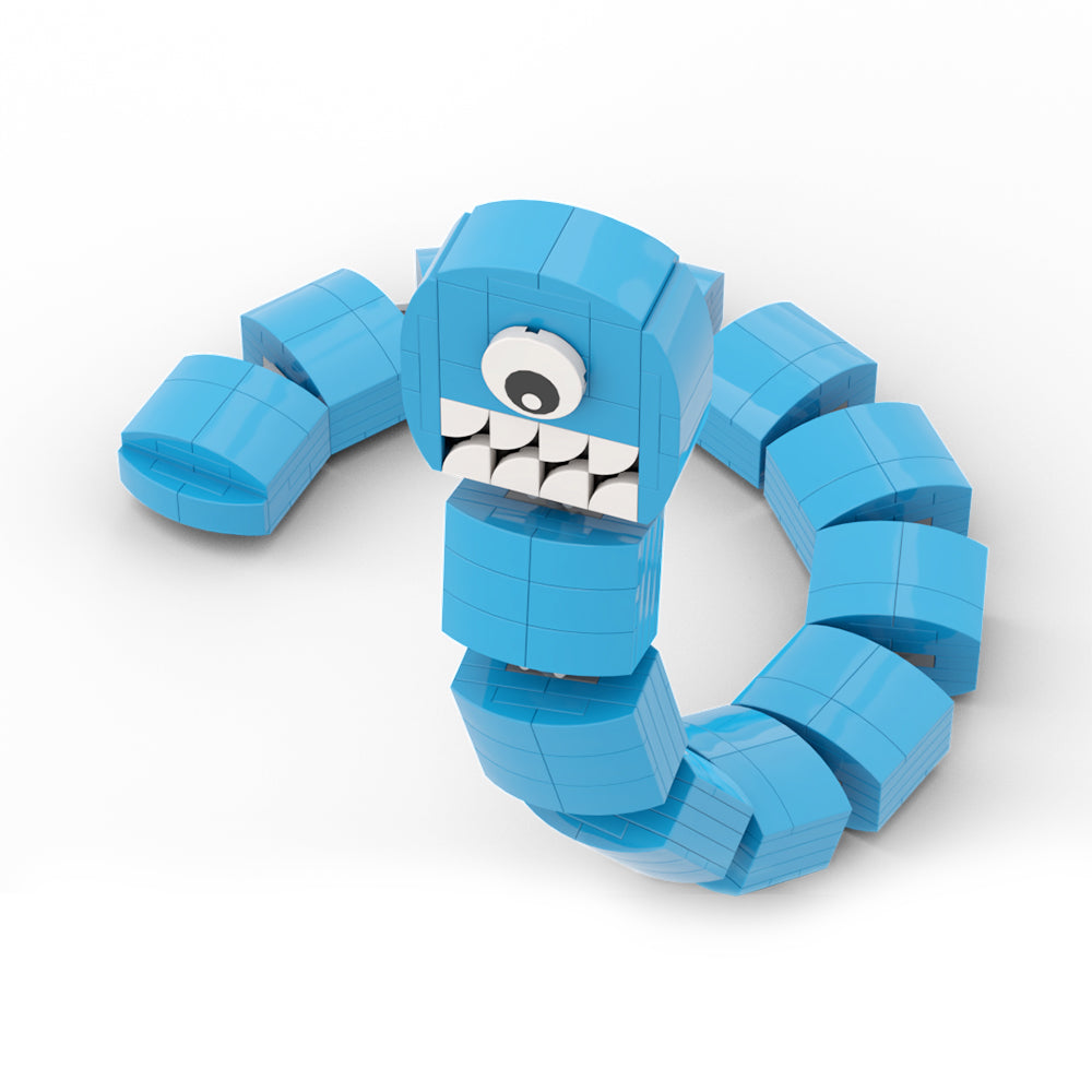 Garten of Banban 3 Worm Jimi building blocks kit with compatible bricks