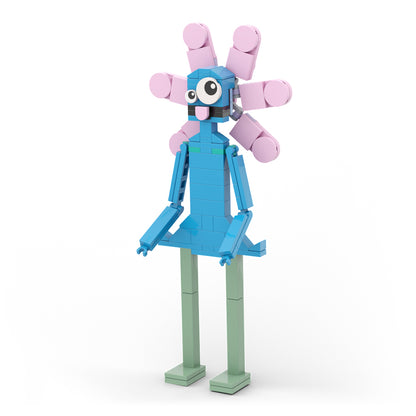 Garten of Banban 3 Mommy Flowey building blocks kit with compatible bricks