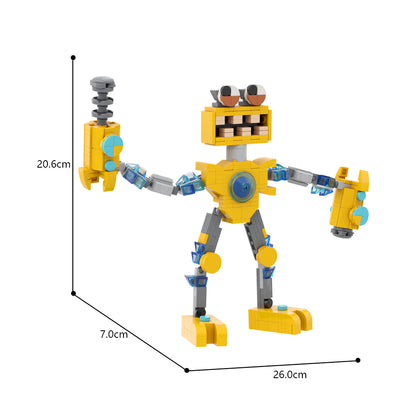 MOC My Singing Monsters Wubbox building blocks kit compatible bricks