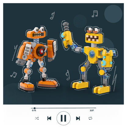 MOC My Singing Monsters Wubbox building blocks kit compatible bricks