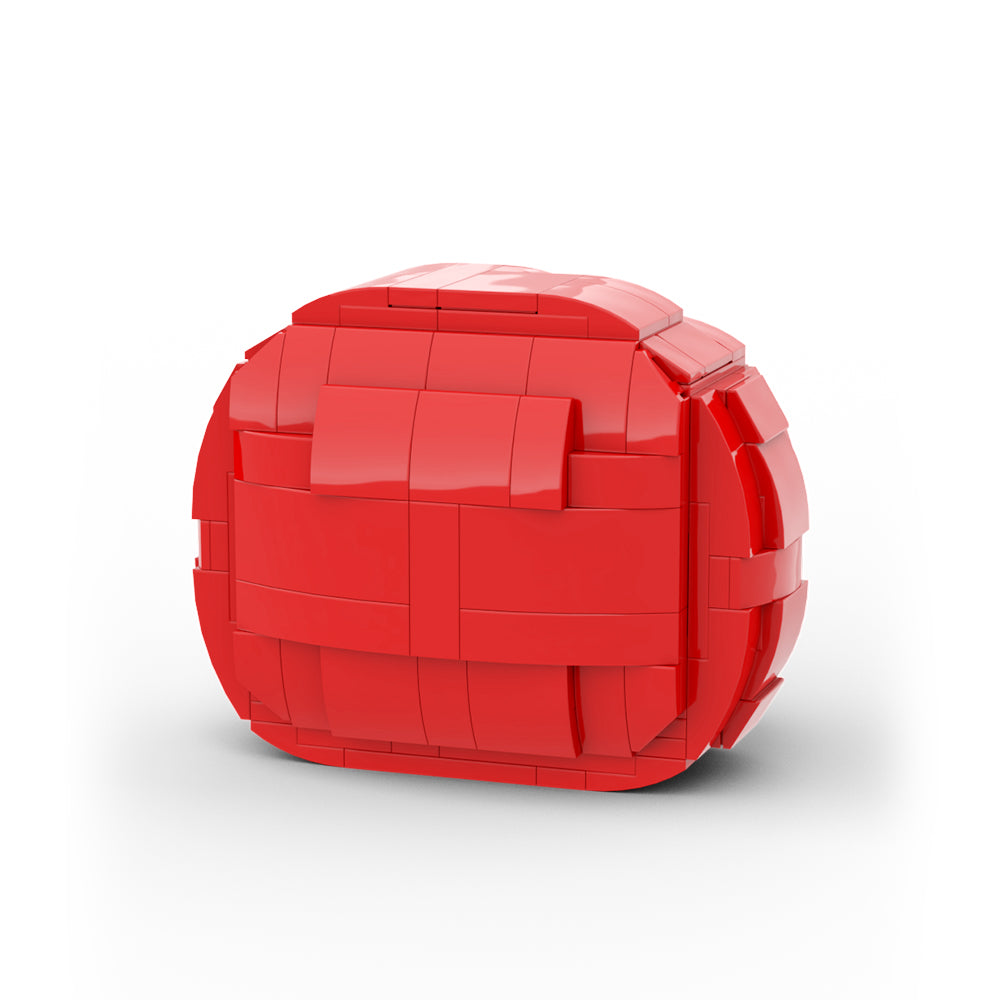 MOC Polandball building blocks kit with compatible bricks
