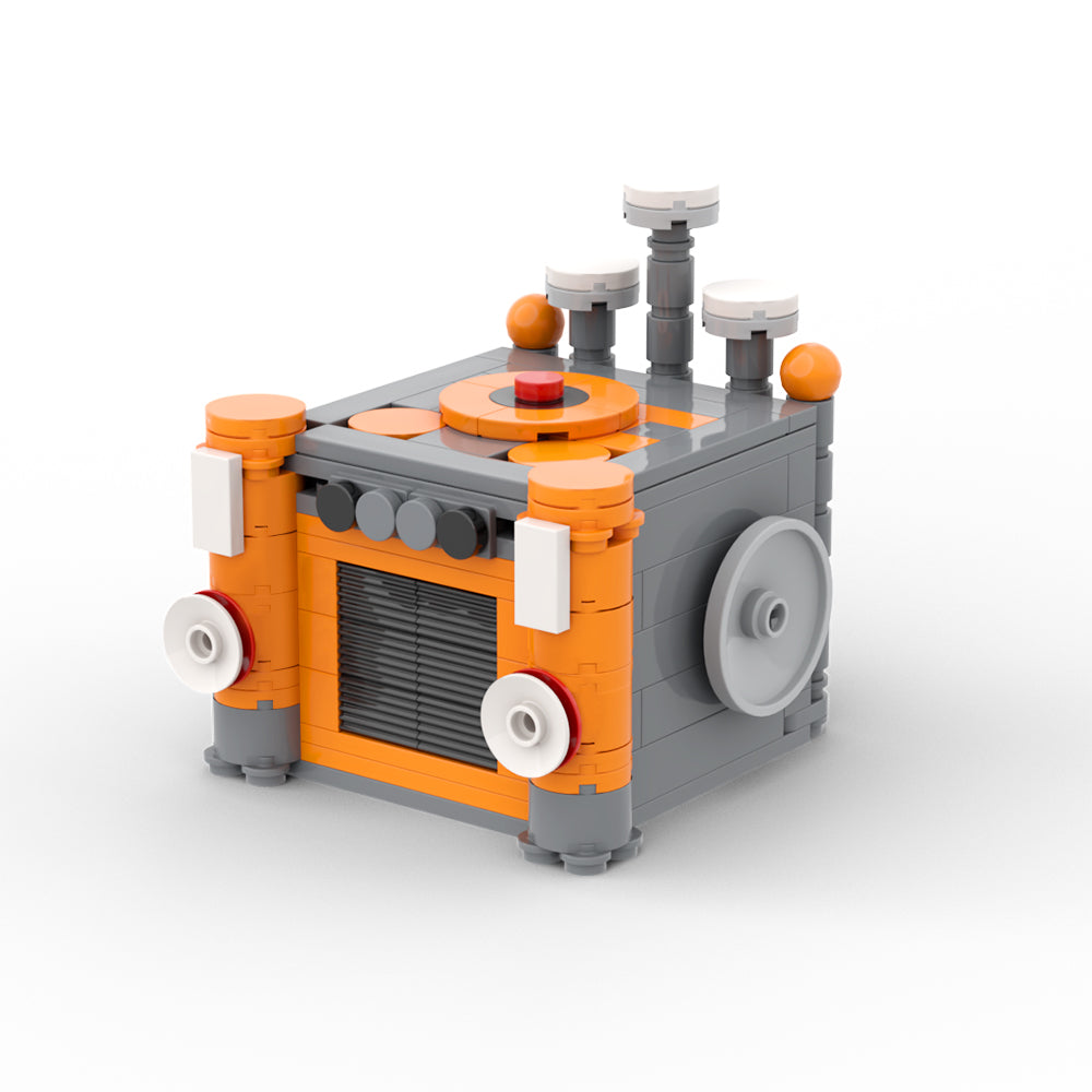 MOC My Singing Monsters Wubbox House building blocks kit with compatible bricks