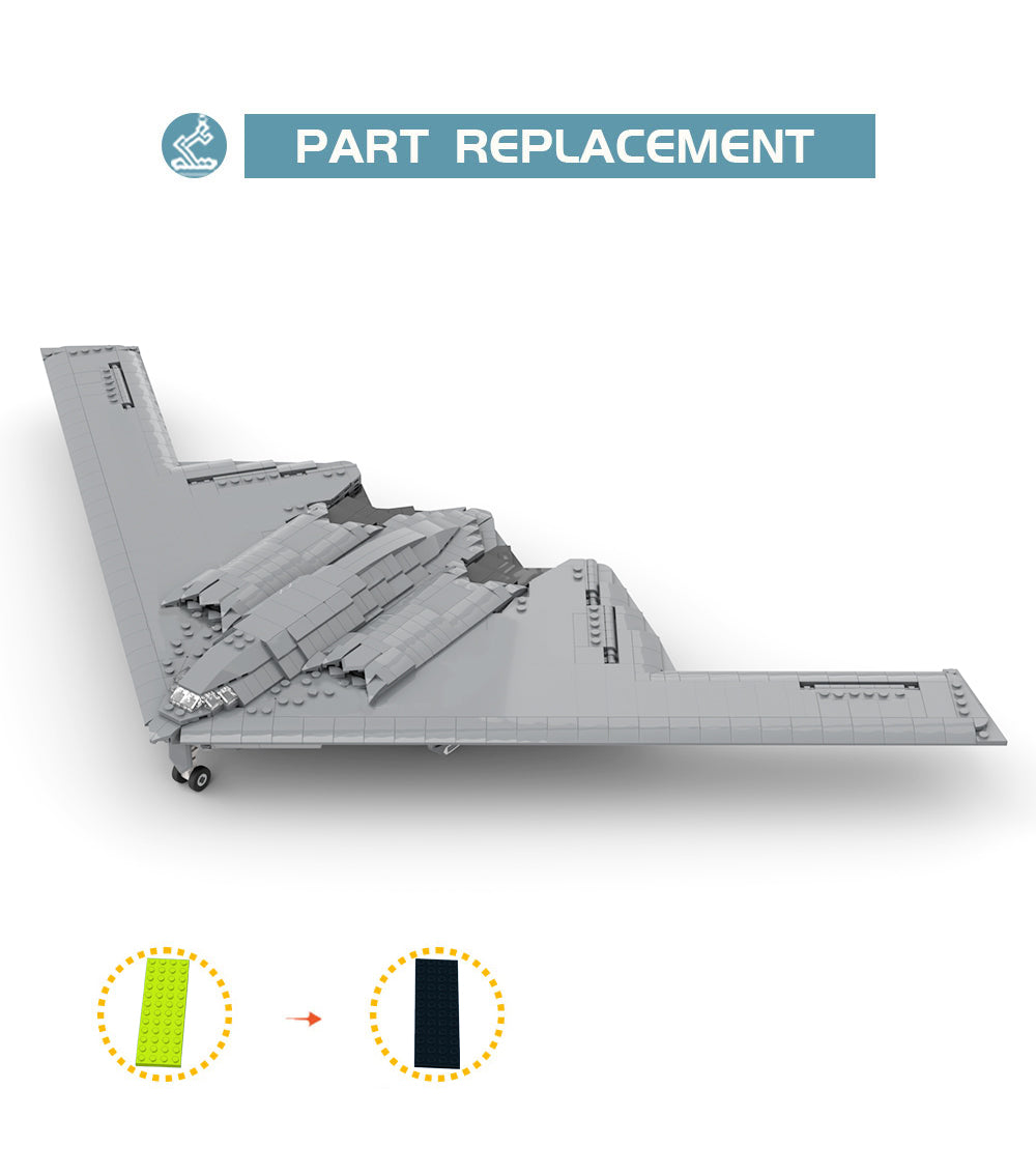MOC-141726 1:72 Scale B-2 Spirit Ghost Bomber