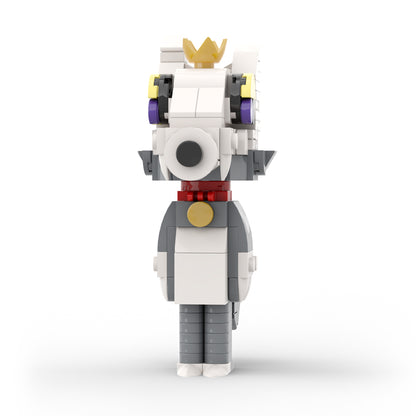 MOC The Owl House King Clawthorne building blocks kit with compatible bricks