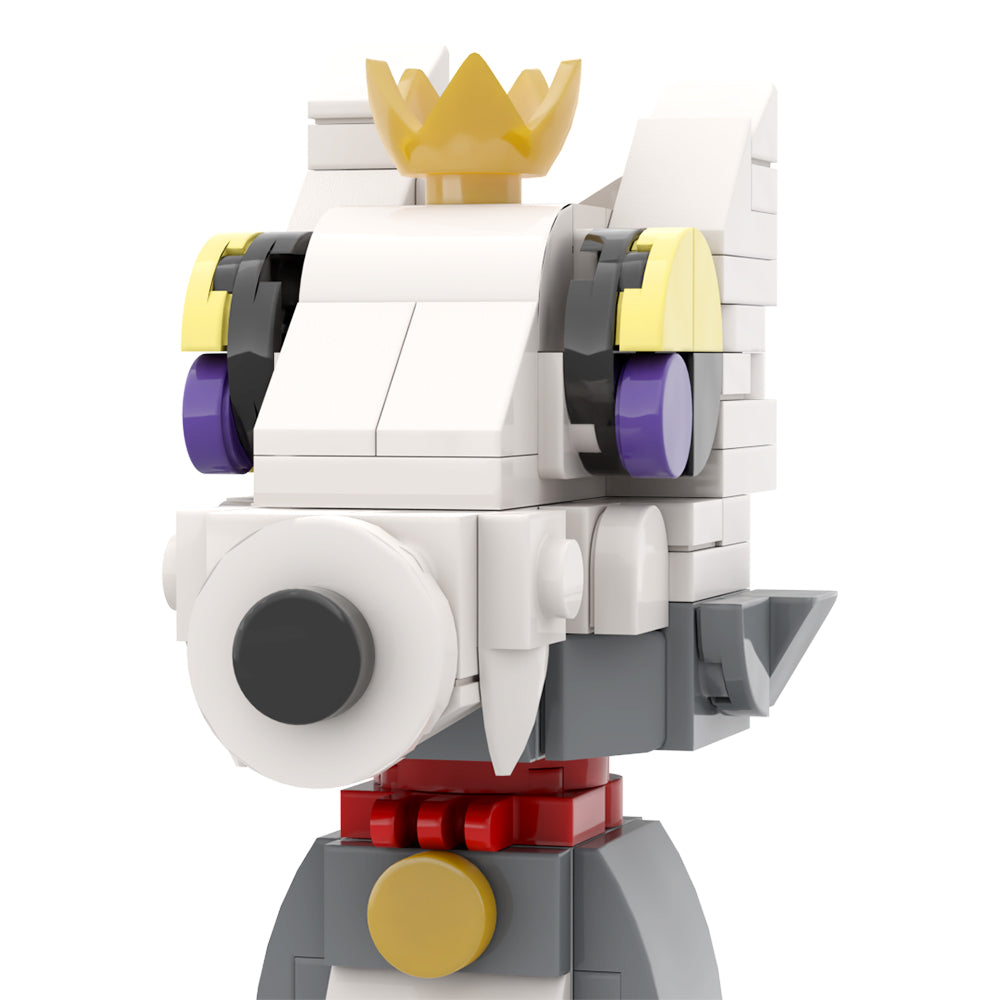 MOC The Owl House King Clawthorne building blocks kit with compatible bricks