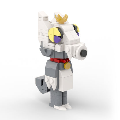 MOC The Owl House King Clawthorne building blocks kit with compatible bricks