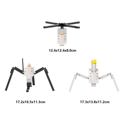 MOC Skibidi Toilet Spider Skibidi Toilet Skibidi Toilet Helicopter Skibidi Toilet Hydra