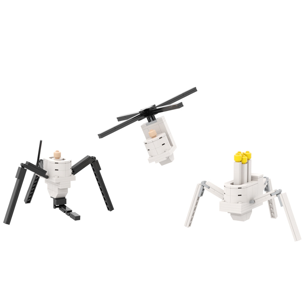 MOC Skibidi Toilet Spider Skibidi Toilet Skibidi Toilet Helicopter Skibidi Toilet Hydra