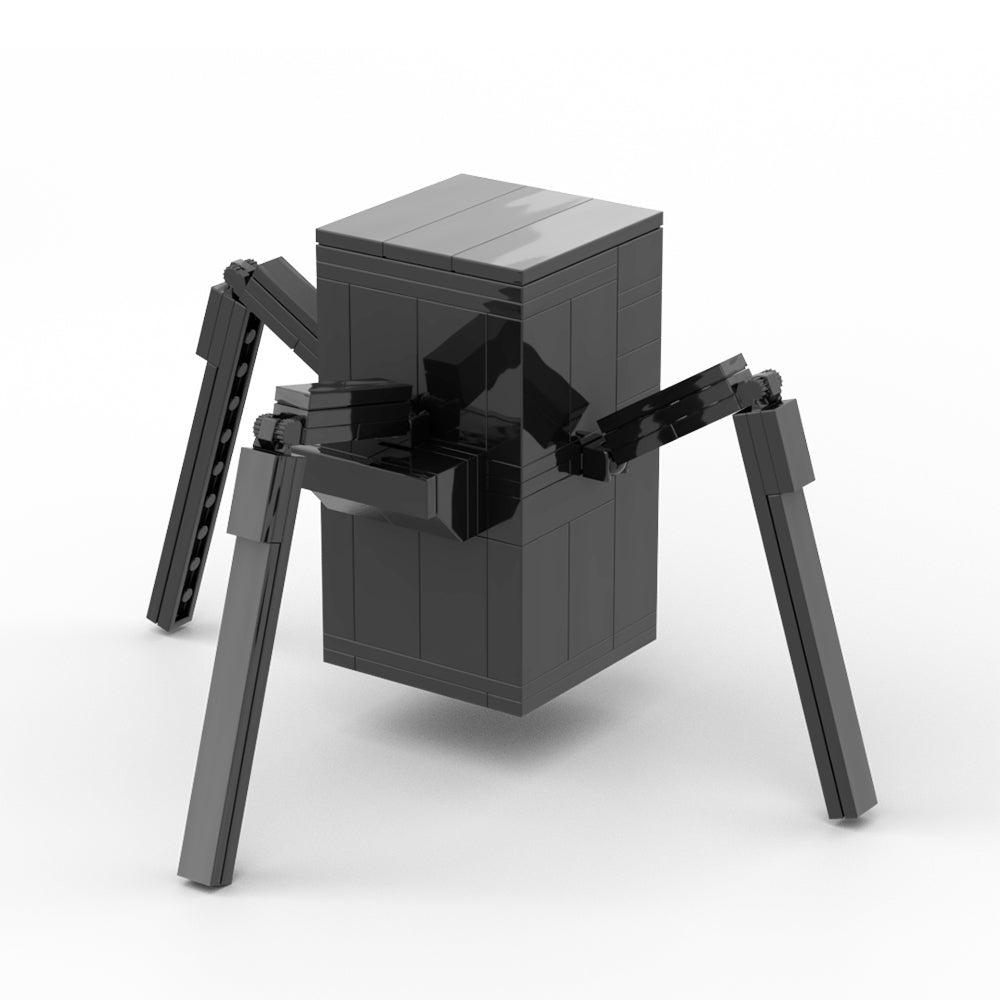 MOC Skibidi Toilet Speaker Strider building blocks kit with compatible bricks