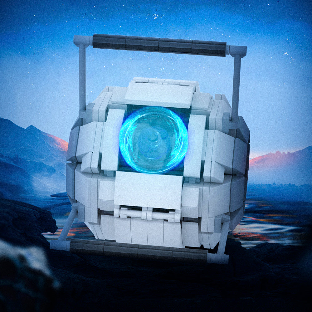 MOC Portal Wheatley building blocks kit with compatible bricks