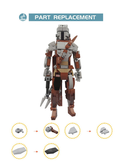 MOC-108512 Star Wars The Mandalorian: Mando
