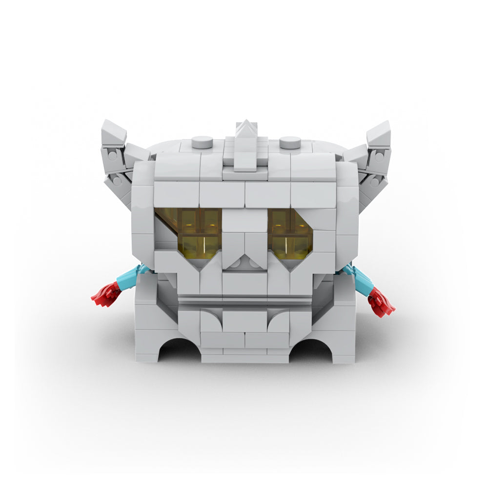 MOC Mimic Chests from the Legend of Zelda: Tears of the Kingdom mimic building blocks kit with compatible bricks