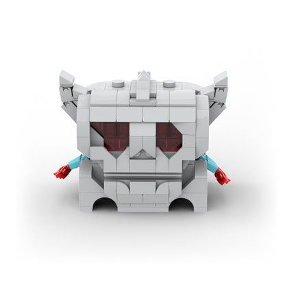 MOC Mimic Chests from the Legend of Zelda: Tears of the Kingdom mimic building blocks kit with compatible bricks