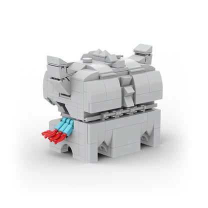 MOC Mimic Chests from the Legend of Zelda: Tears of the Kingdom mimic building blocks kit with compatible bricks