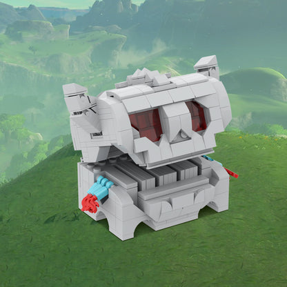 MOC Mimic Chests from the Legend of Zelda: Tears of the Kingdom mimic building blocks kit with compatible bricks
