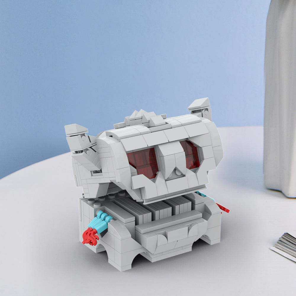 MOC Mimic Chests from the Legend of Zelda: Tears of the Kingdom mimic building blocks kit with compatible bricks