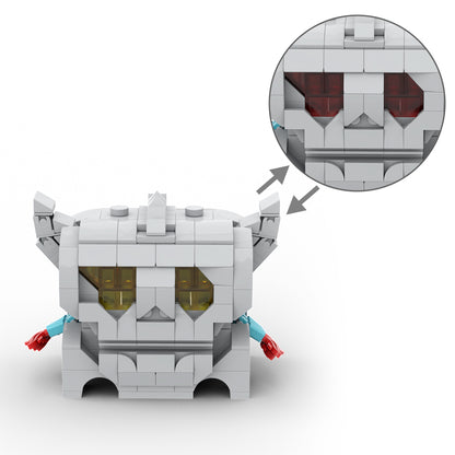 MOC Mimic Chests from the Legend of Zelda: Tears of the Kingdom mimic building blocks kit with compatible bricks