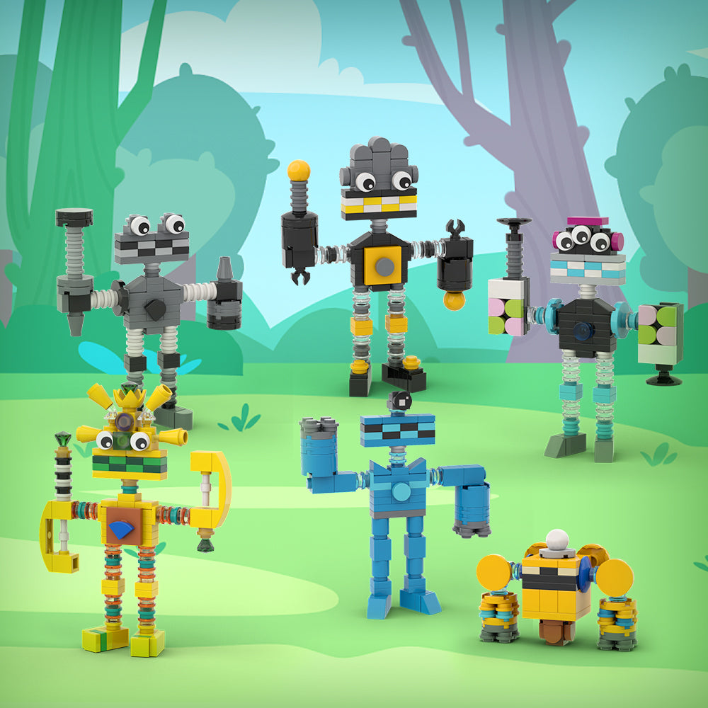 MOC 577 pieces My Singing Monsters Wubbox set