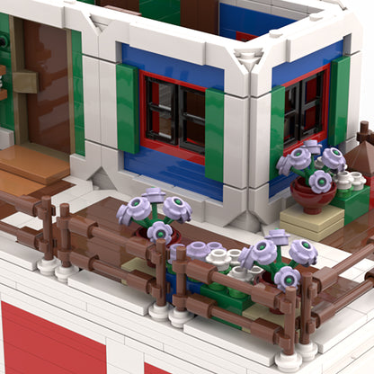 MOC-75865 Tarrey Town Inspired Modular from The Legend of Zelda: Tears of the Kingdom
