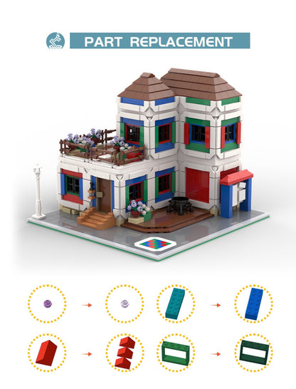 MOC-75865 Tarrey Town Inspired Modular from The Legend of Zelda: Tears of the Kingdom