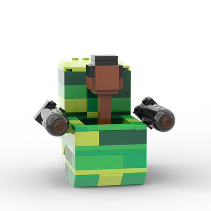 MOC Skibidi Toilet Large TV Man and Skibidi Toilet