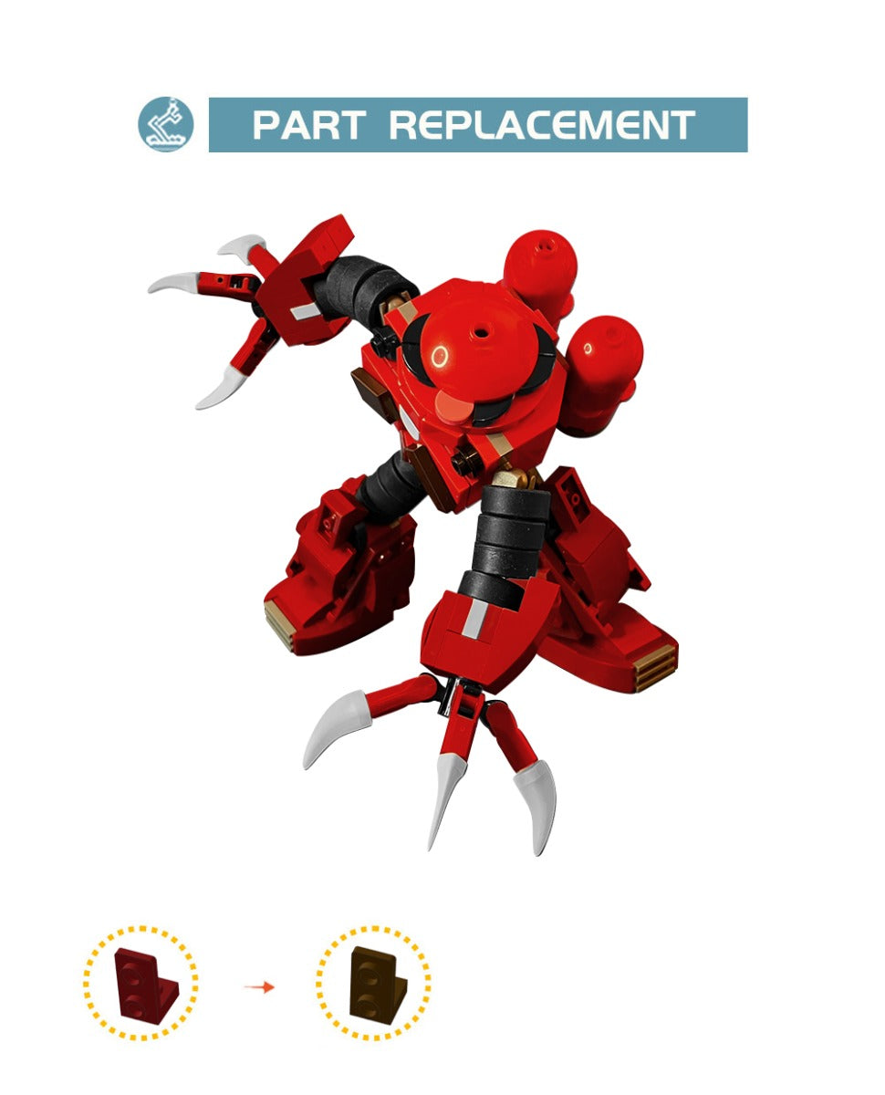 MOC-153219 Gundam MSM-07S Z'Gok building blocks set with compatible bricks